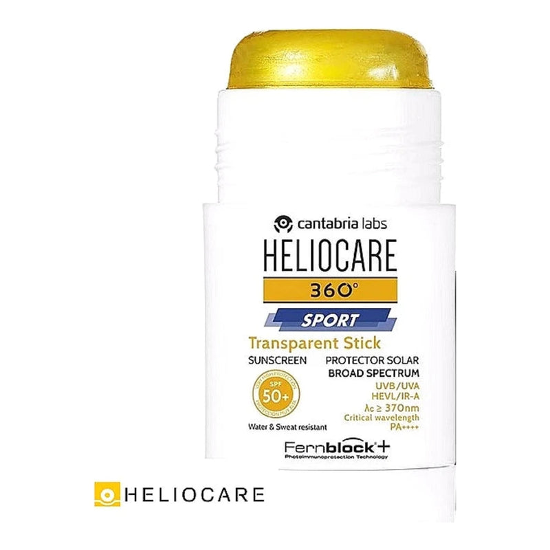 Heliocare 360° Sport Transparent Sun Stick SPF 50+ – 25 g