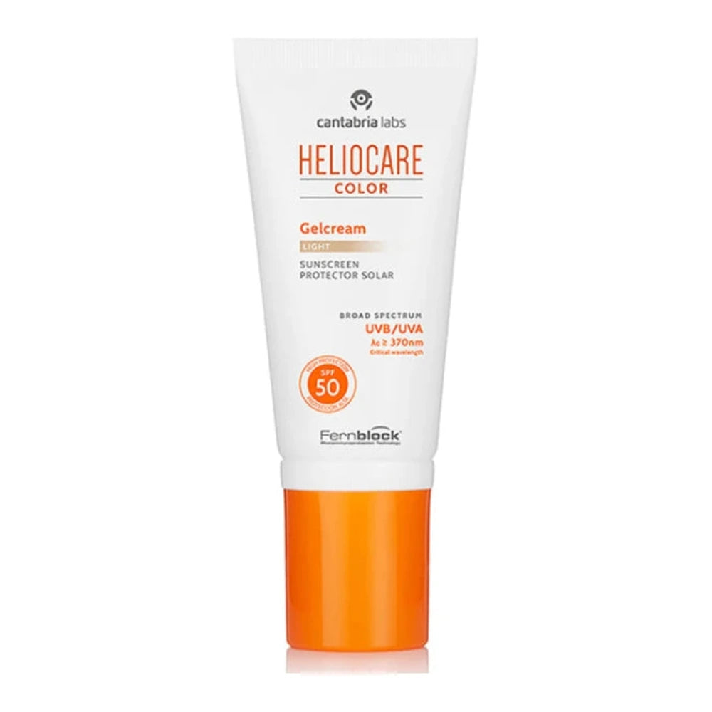 Heliocare Color Gelcream Light SPF 50 50 ml – tube de crème solaire teintée