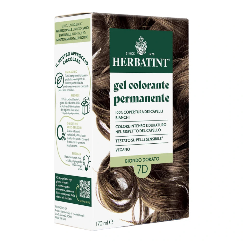 Herbatint Soin Colorant 7D Blond Doré 170 ml