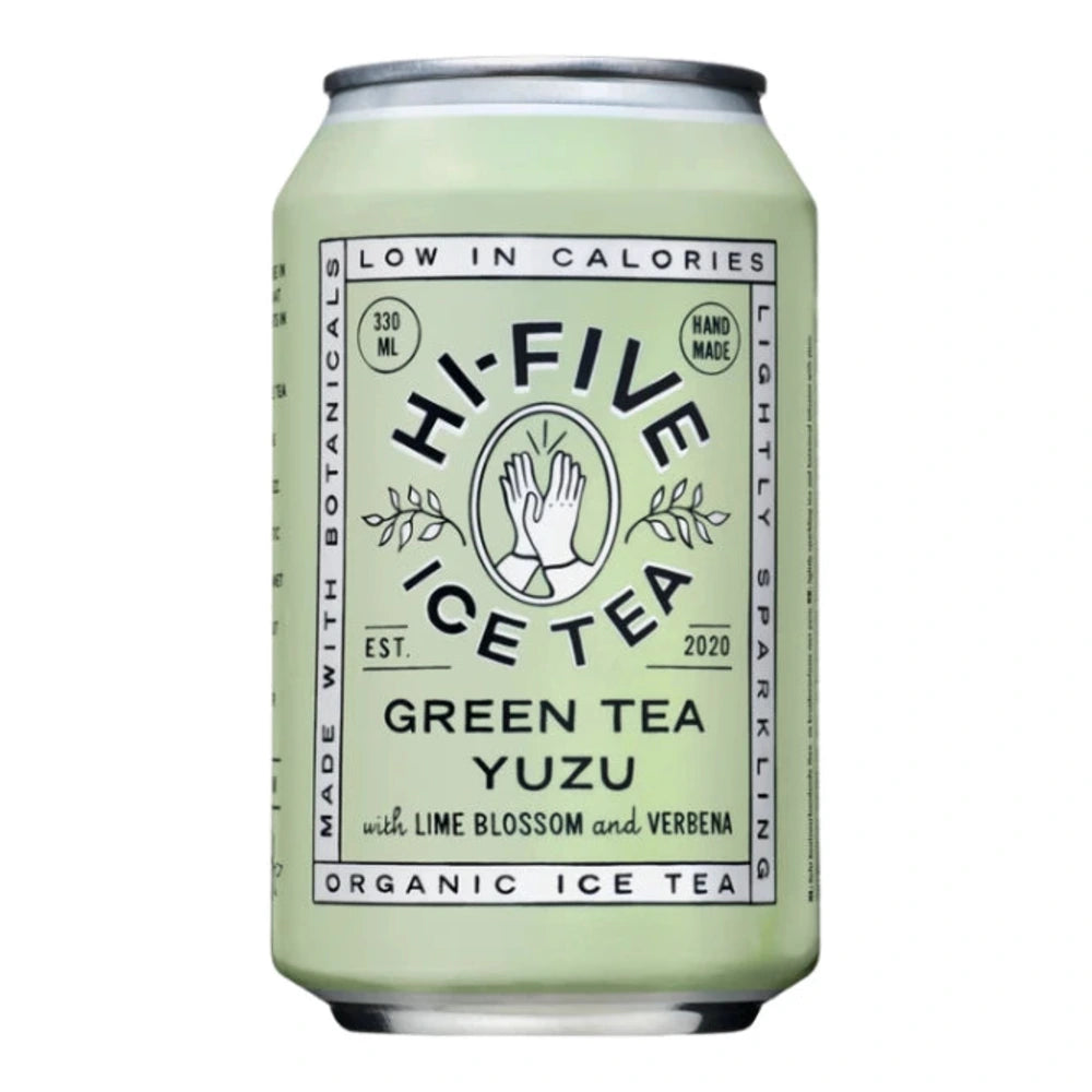 Hi-Five Ice Tea Yuzu Thé Vert 330 ml – canette