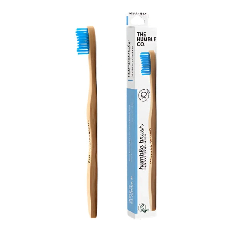 CEPILLO DE DIENTES DE BAMBÚ PARA ADULTOS HUBMLE AZUL