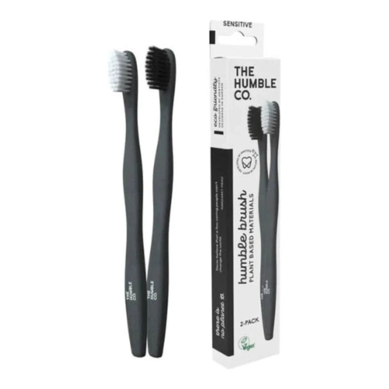 CEPILLO DE DIENTES HUMBLE PARA ADULTOS DE BASE VEGETAL X2