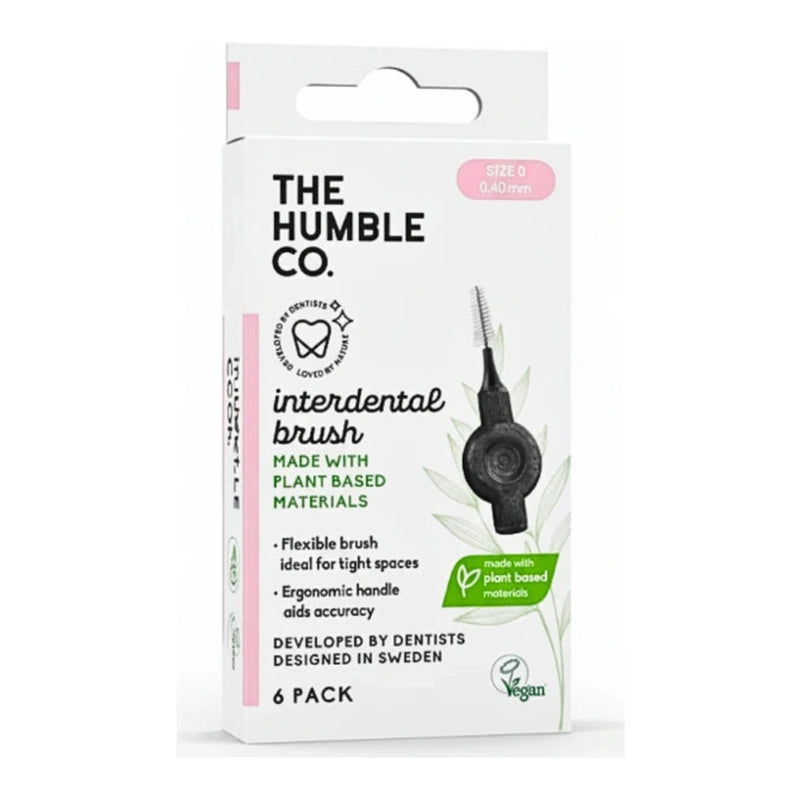 HUMBLE CEPILLO INTERDENTAL A BASE DE PLANTAS TAMAÑO 0 0.40mm