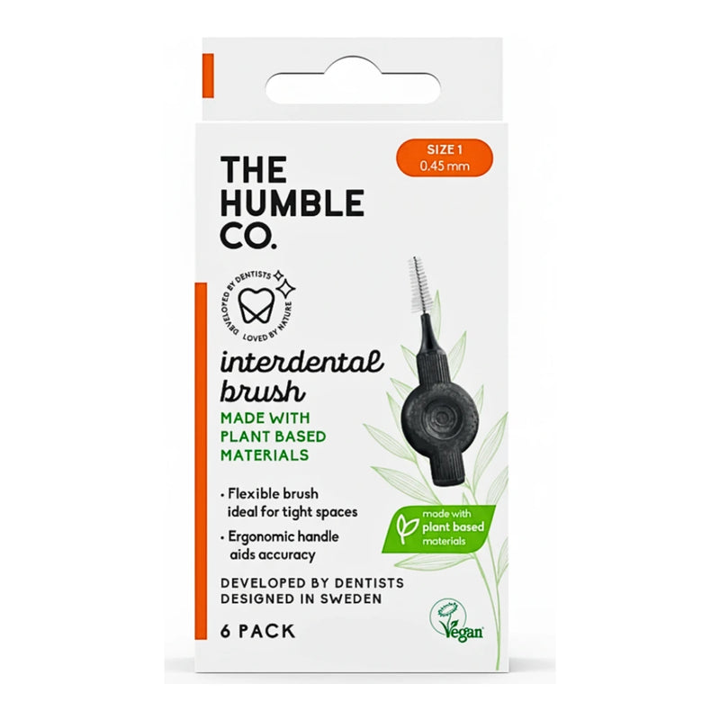 HUMBLE CEPILLO INTERDENTAL A BASE DE PLANTAS TAMAÑO 1 0.45mm