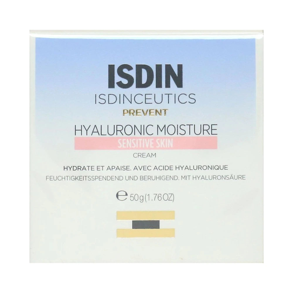 Étui ISDIN Isdinceutics Hyaluronic Moisture Sensitive Skin crème 50 g