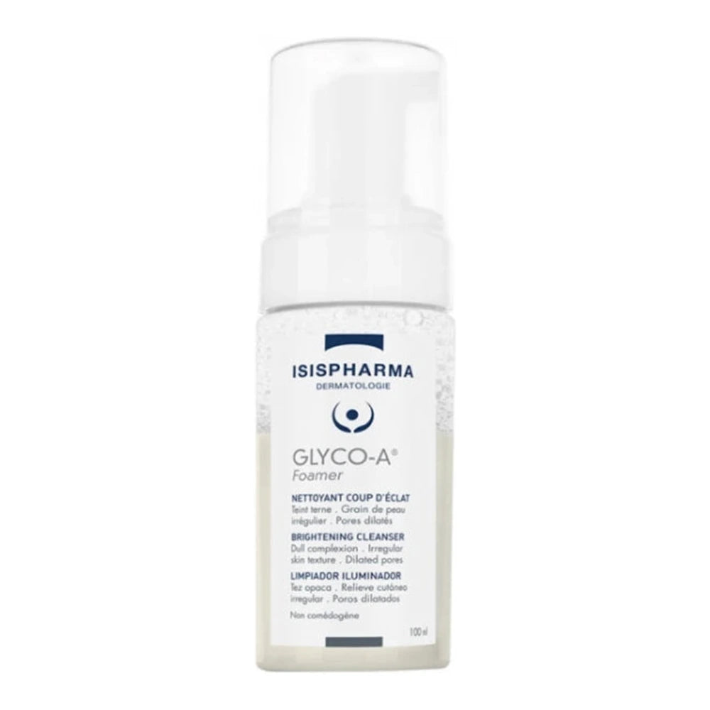 Isispharma Glyco-A Foamer Nettoyant Coup d’Éclat 100 ml – flacon du produit