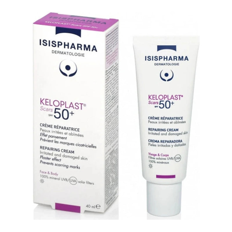 Isispharma Keloplast Scars Crema Reparadora SPF50 Efecto Apósito 40ml