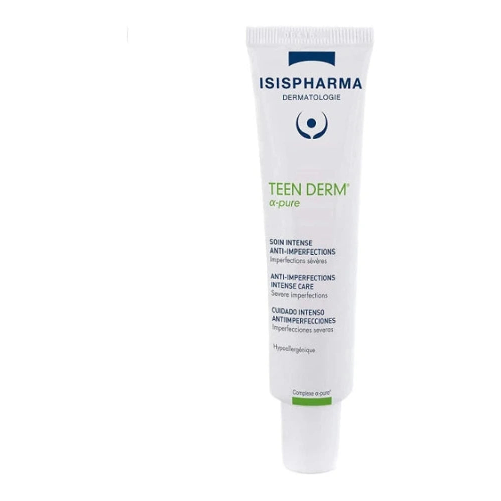 Isispharma Teen Derm α-Pure soin anti-imperfections 30 ml – tube