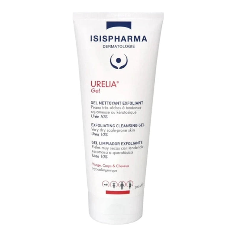 isispharma-urelia-gel-nettoyant-exfoliant-200-ml