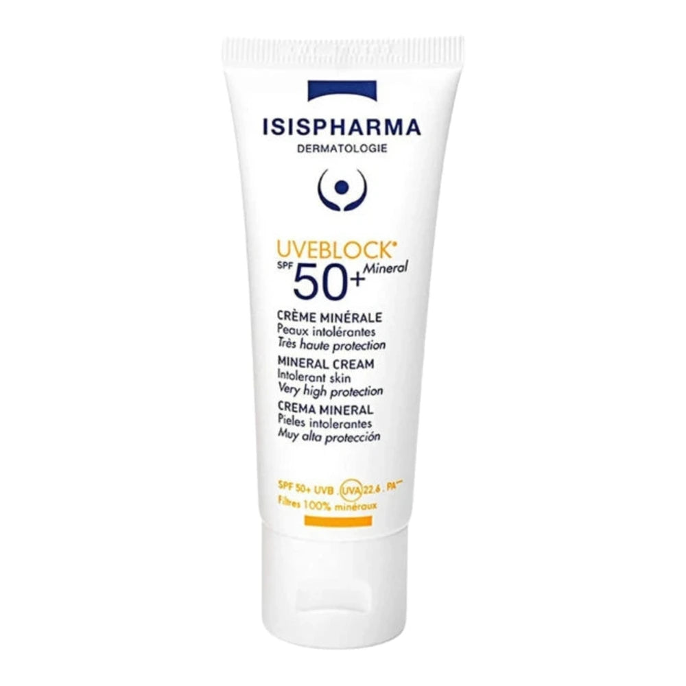 Isispharma Uveblock Mineral Invisible SPF50+ 40 ml – tube