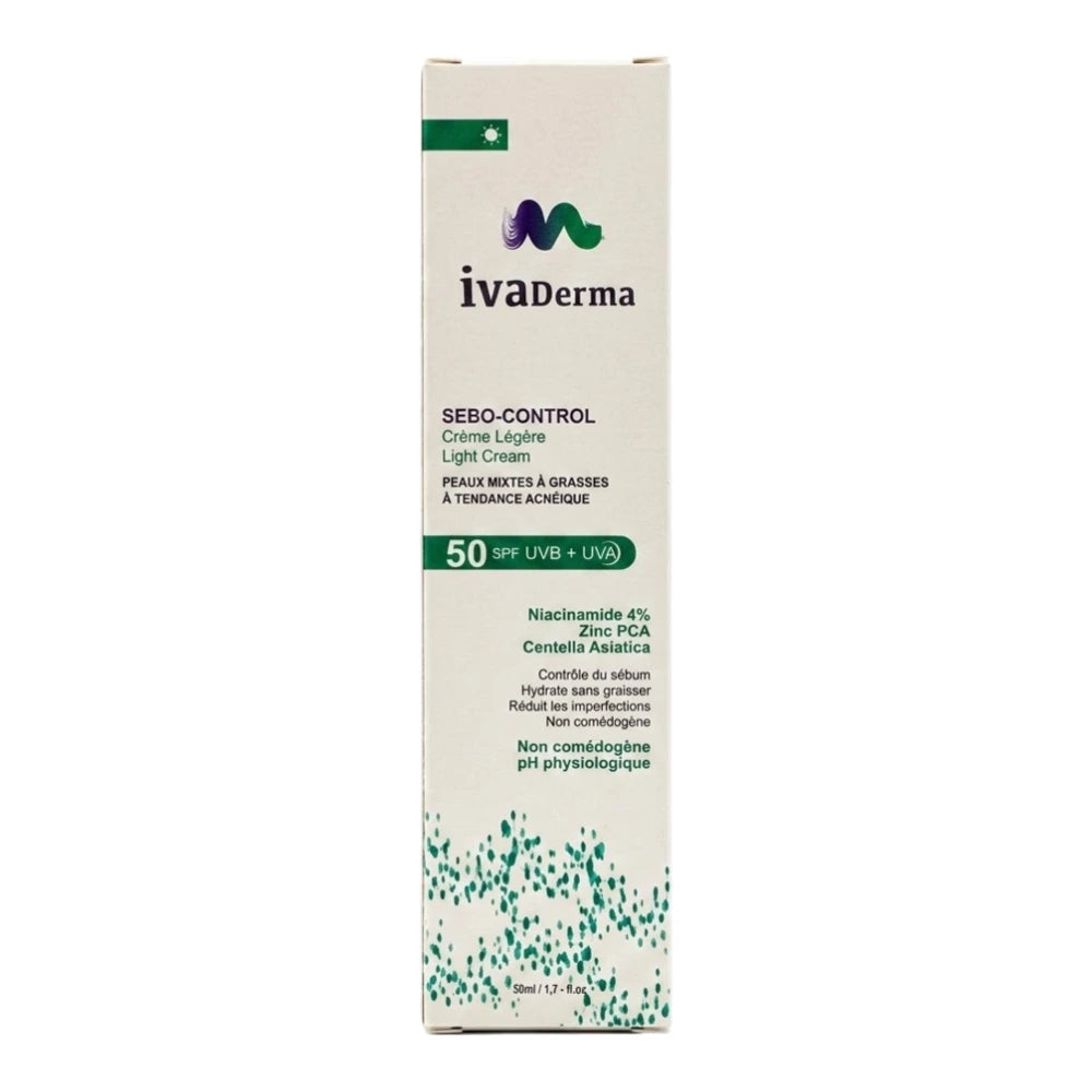 Ivaderma Sebo Control Creme Legere Spf50+ 50ml