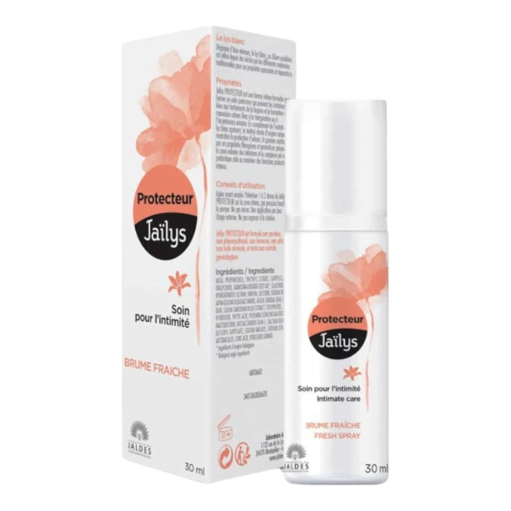 Jailys brume protectrice intime 30 ml, flacon et boîte