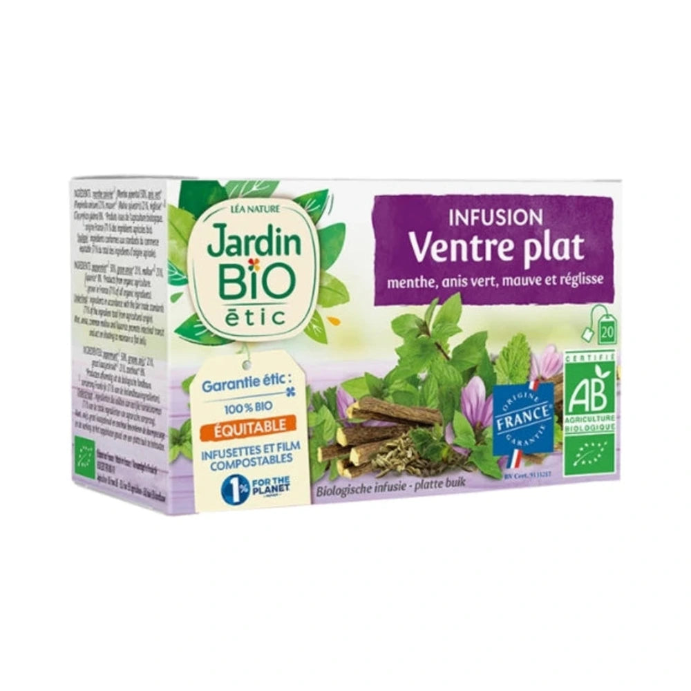 Jardin Bio infusion Ventre Plat 20 sachets – boîte