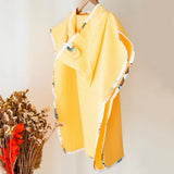 Baby Bulle Ponchos de Bain Double - Jaune
