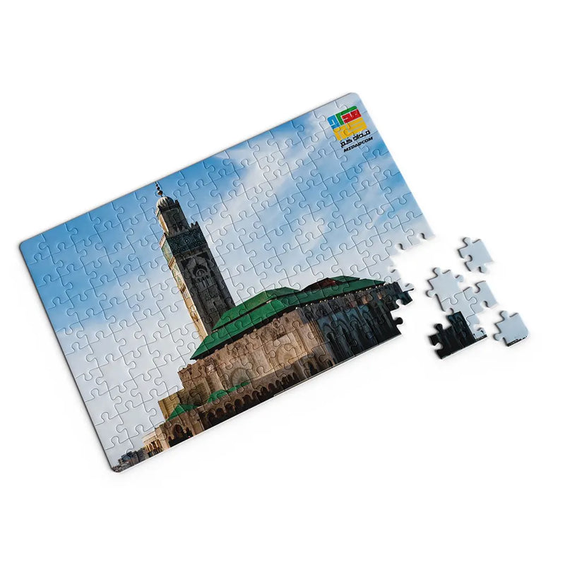 Puzzle Maroc - Mosquée Hassan II ( En Arabe )
