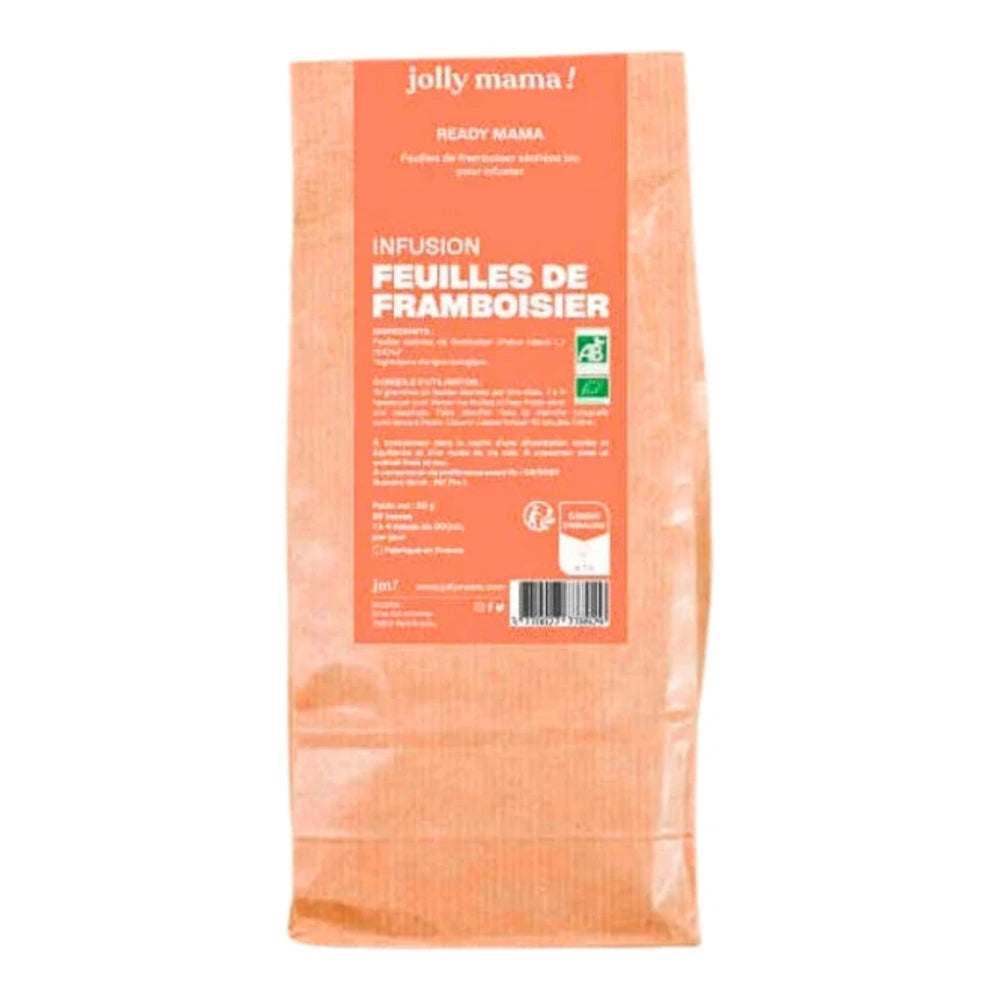 Jolly Mama Tisane Feuilles de Framboisier 30 g – sachet