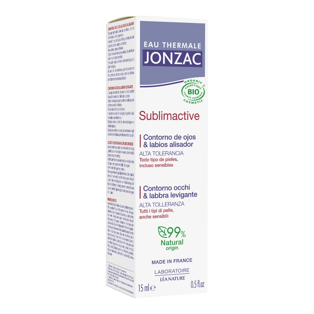Jonzac Sublimactive Contour Yeux et Lèvres Lissant 15 ml – tube