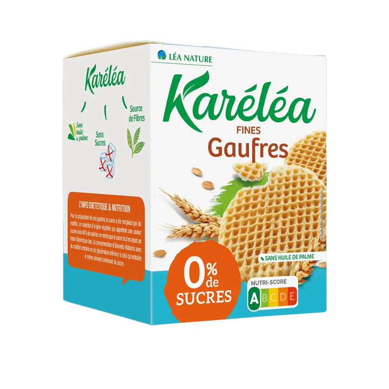Karéléa Fines Gaufres Sans Sucres - 140g