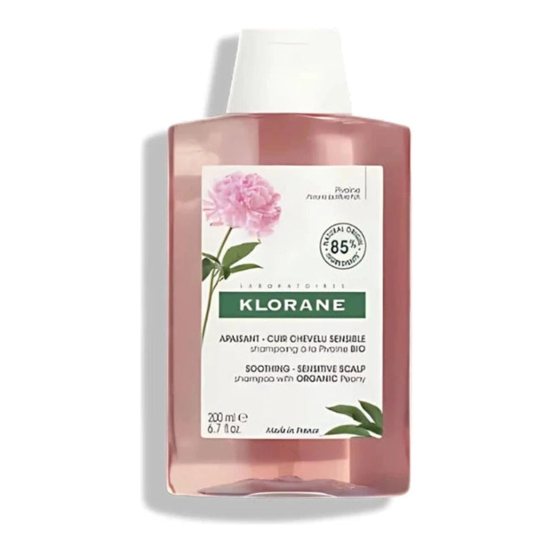 KLORANE Champú Calmante Antiirritaciones y Protector con Peonía Bio 200 ml