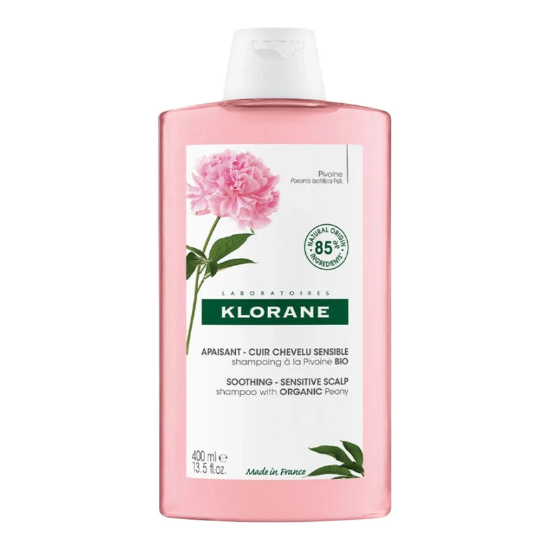 KLORANE Champú Calmante Antiirritaciones y Protector con Peonía Bio 400 ml