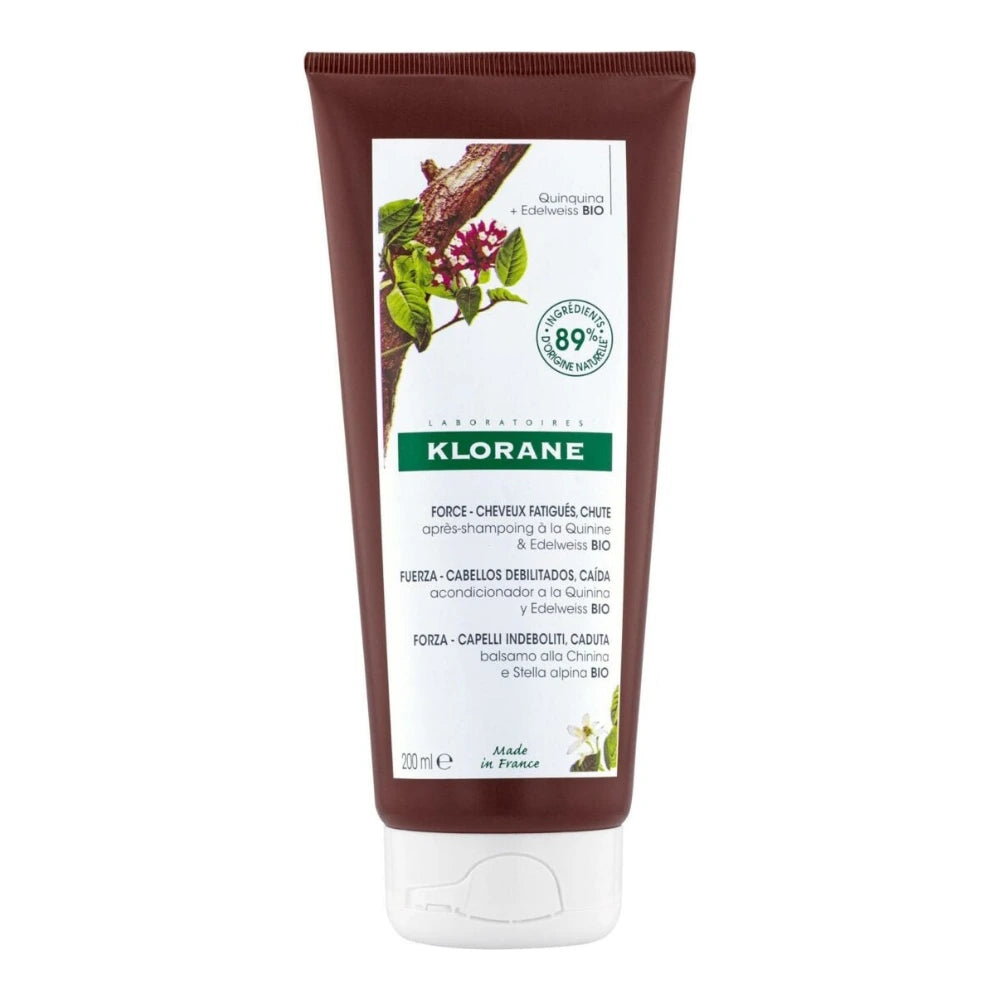Klorane Après-Shampoing à la Quinine et Edelweiss BIO 200 ml