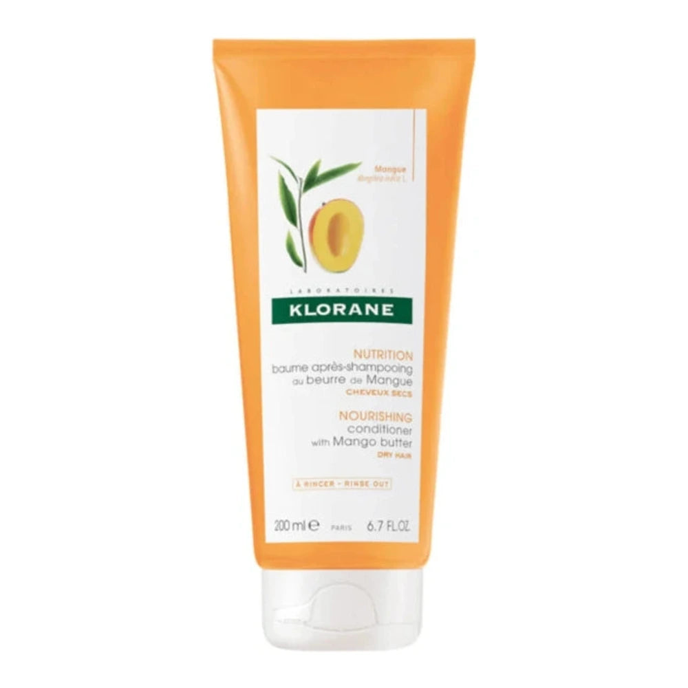 Klorane baume après-shampooing nutrition au beurre de mangue 200 ml