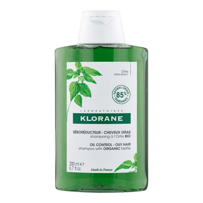 Klorane Sebum-Reducing Shampoo with Organic Nettle 200ml