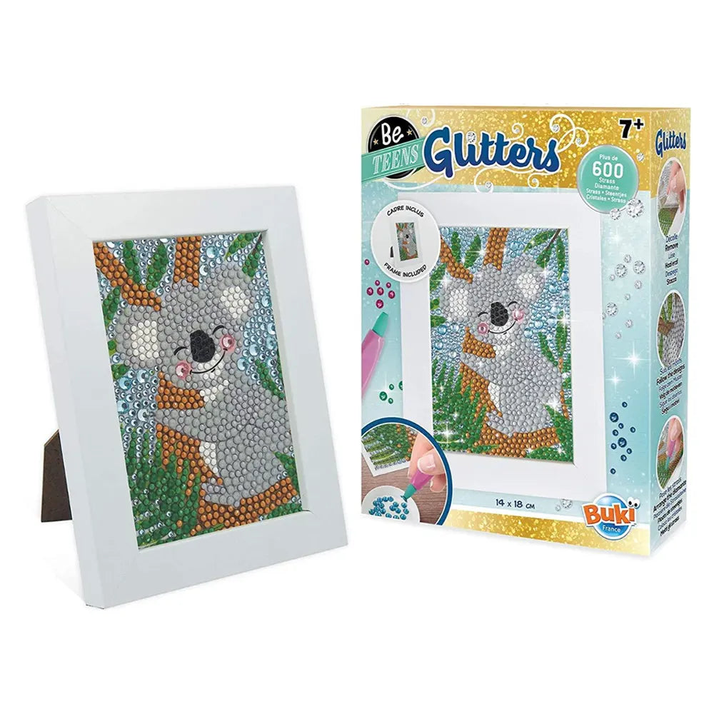 Buki Kit Créatif Glitter Mosaïque 7A+ - Koala