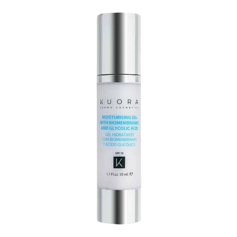 Kuora Moisturizing Gel with Biomembranes & Glycolic Acid SPF10 50ml