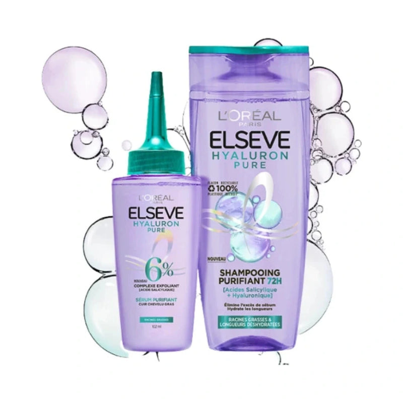 L'Oréal Paris Elseve Hyaluron Pure Pack Sérum 100 ml + Shampooing 200 ml