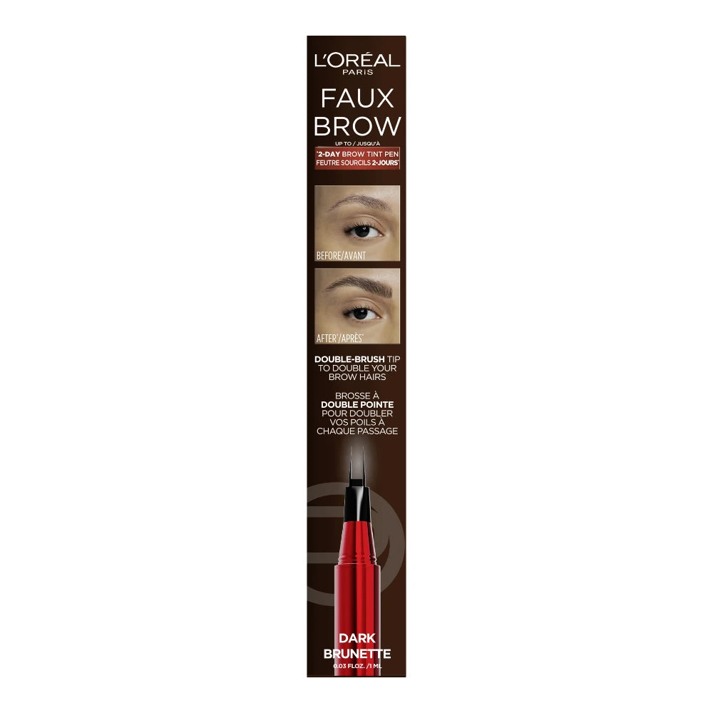 Feutre à sourcils L'Oréal Paris Faux Brow teinte Dark Brunette