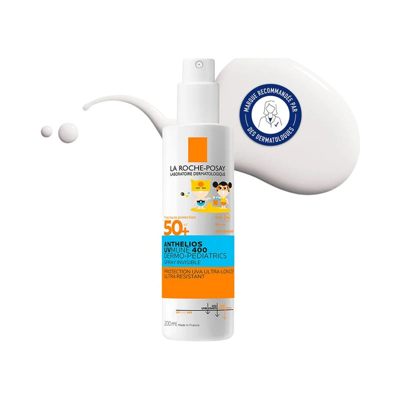 لاروش بوزاي Anthelios UVMune 400 Dermo-Pediatrics بخاخ غير مرئي SPF50+