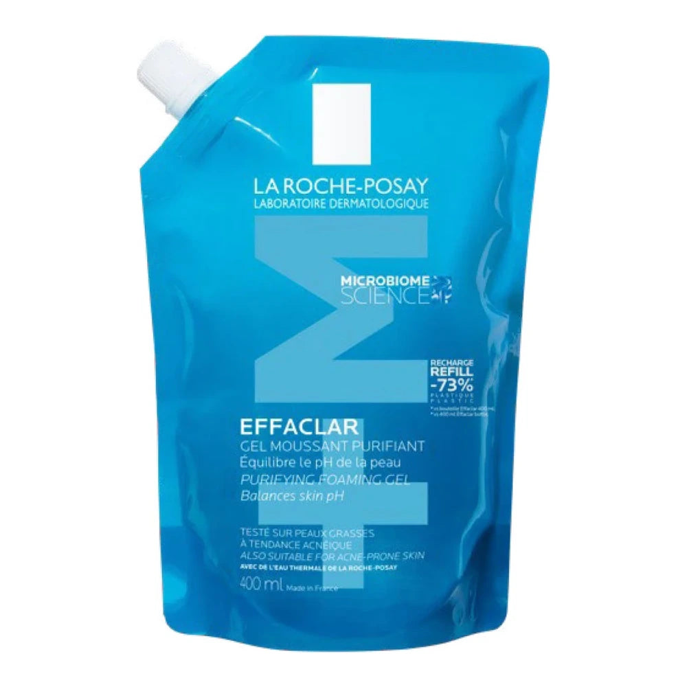 La Roche-Posay Effaclar Gel Moussant Peaux Grasses Recharge 400 ml