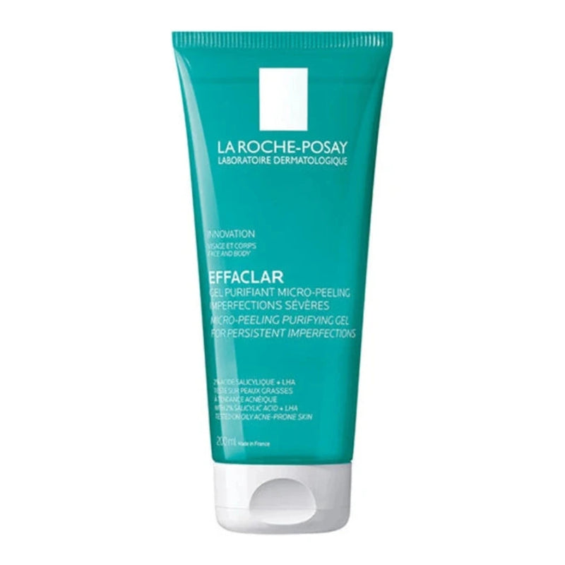 La Roche-Posay Effaclar Gel Purifiant Micro-Peeling Peau Grasse Acnéique – 200 ml