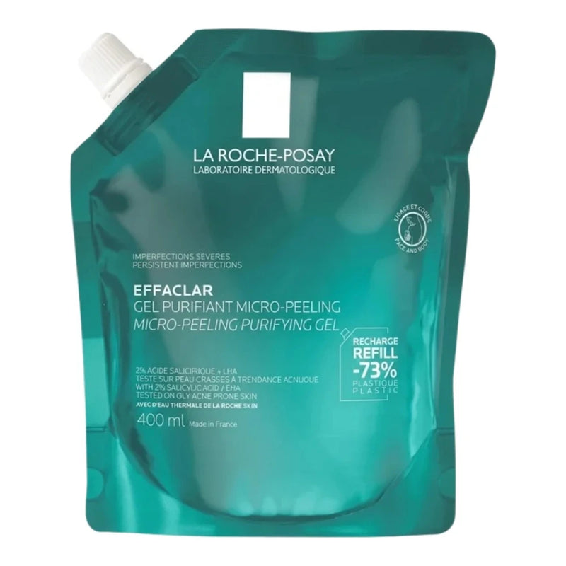 La Roche-Posay Effaclar Gel Purifiant Micro-Peeling Recharge – 400 ml
