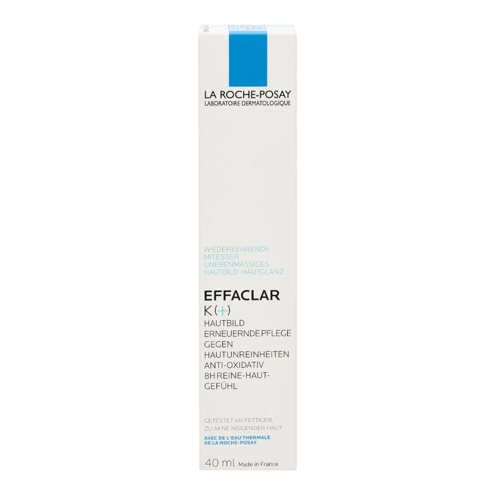 La Roche-Posay Effaclar K+ Soin Anti-Oxydant et Anti-Sébum Peau Grasse | 40ml