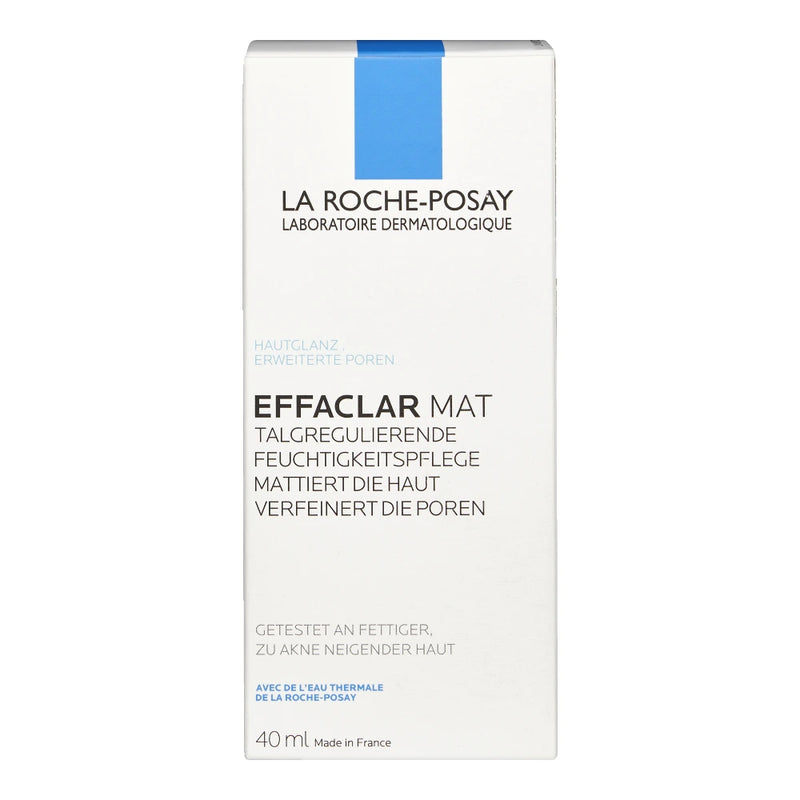 La Roche-Posay Effaclar Mat Hydratant Sébo-Régulateur Peaux Grasses et Sensibles – 40 ml