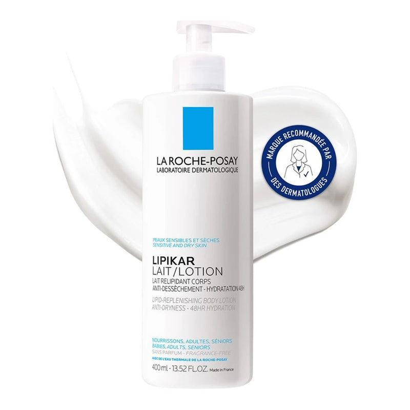 La Roche-Posay Lipikar Lait Anti-Dessèchement Peau Sèche et Sensible – 400 ml