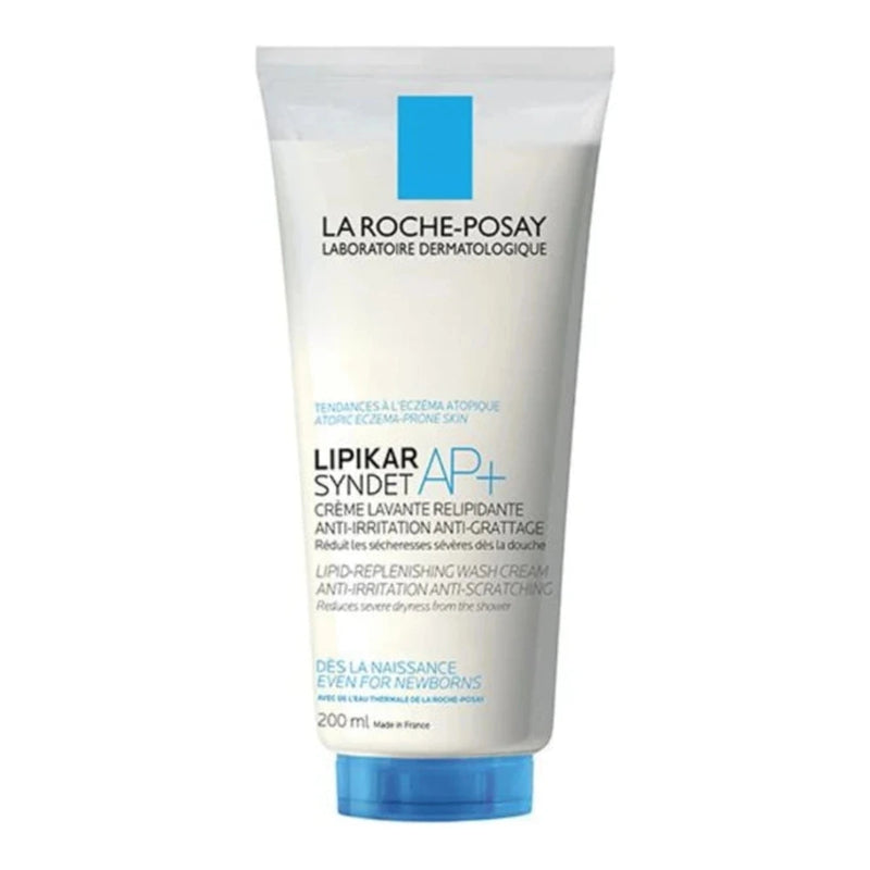 La Roche-Posay Lipikar Syndet AP+ Crème Lavante Peaux Sèches à Tendance Atopique – 200 ml