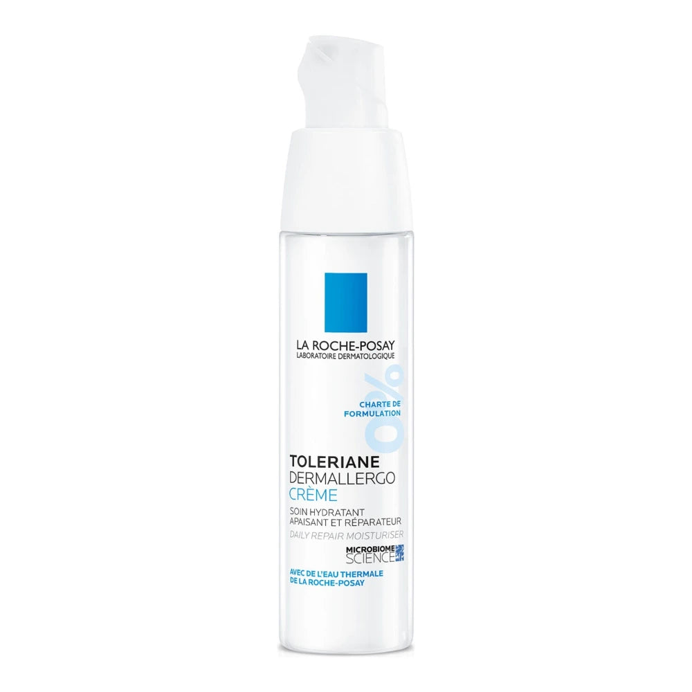 La Roche-Posay Toleriane Dermallergo Crème Apaisante, hydratante &amp; réparatrice | Peau Intolérante, Ultra sensible et Allergique | 40ml