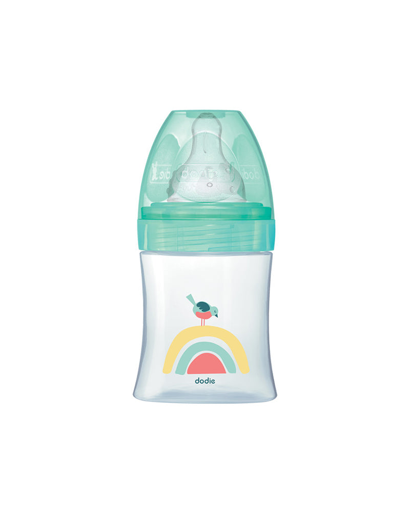 Dodie Anti-Colic Baby Bottle Round Nipple 150ml (0-6m) Lagoon Valentin
