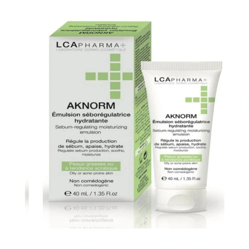 Emulsión seborreguladora LCA Aknorm 40 ml