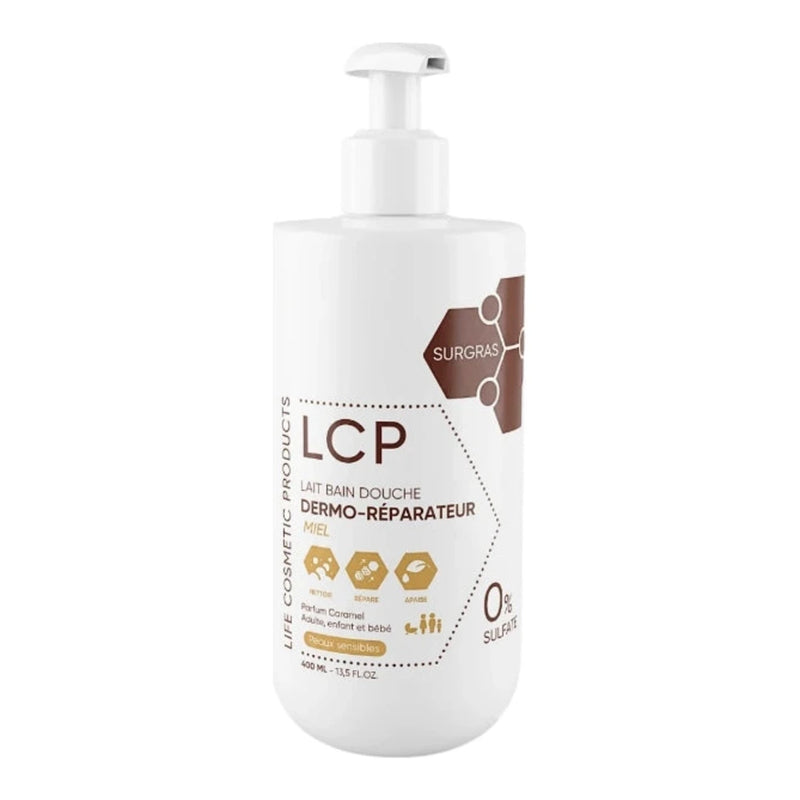 Lcp Lait Bain Douche Miel 400ml