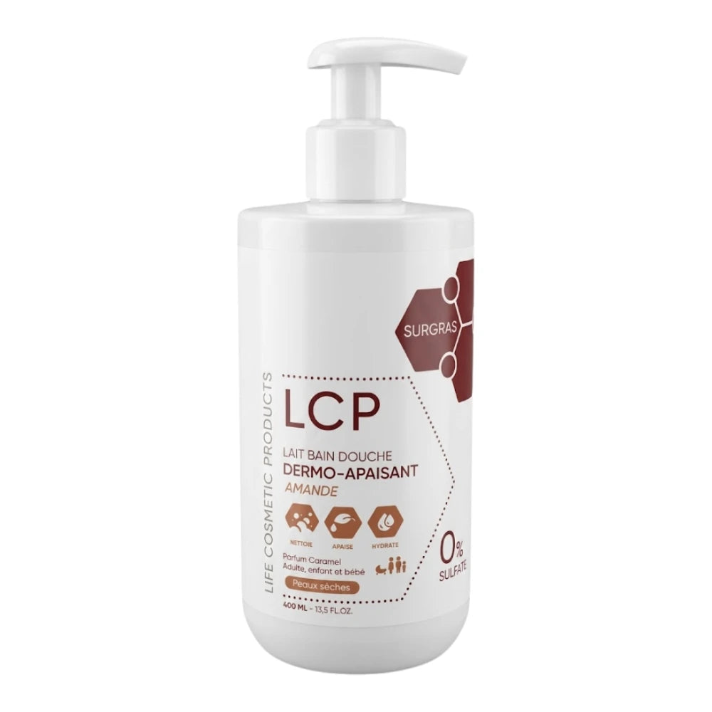 LCP Lait Douche Amande Peaux Seches 400ml