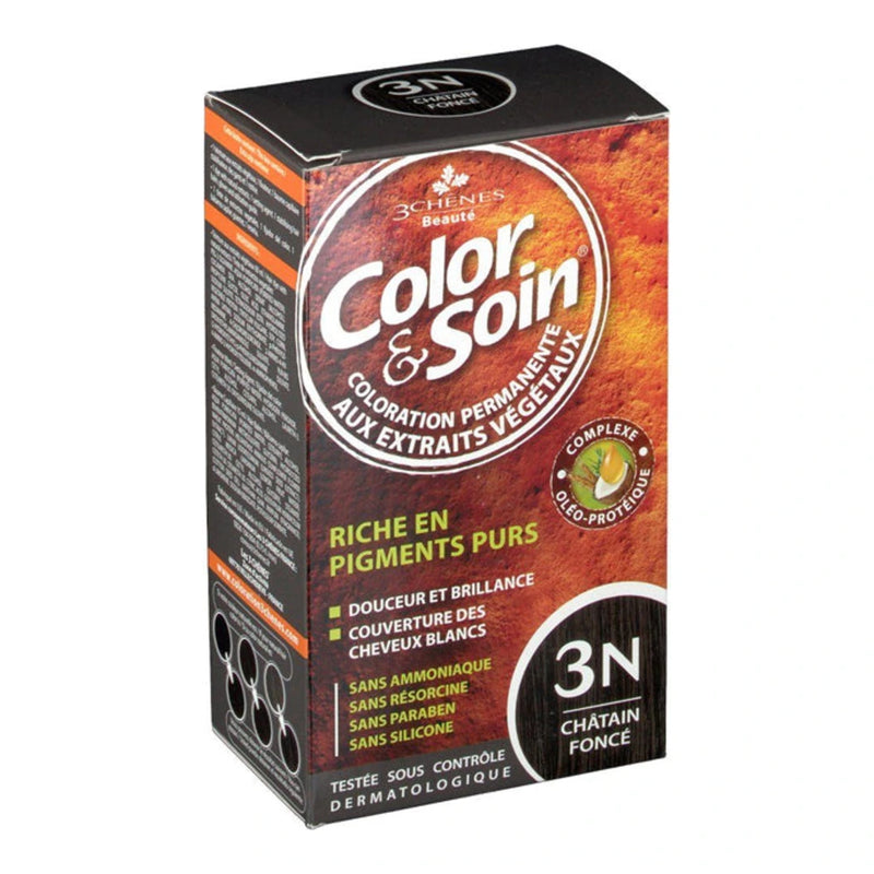 Les 3 Chênes Color et Soin بني غامق 3N