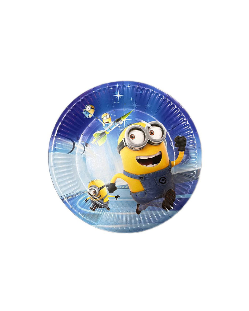 Pack De 10 Assiettes en Papier - Les Minions