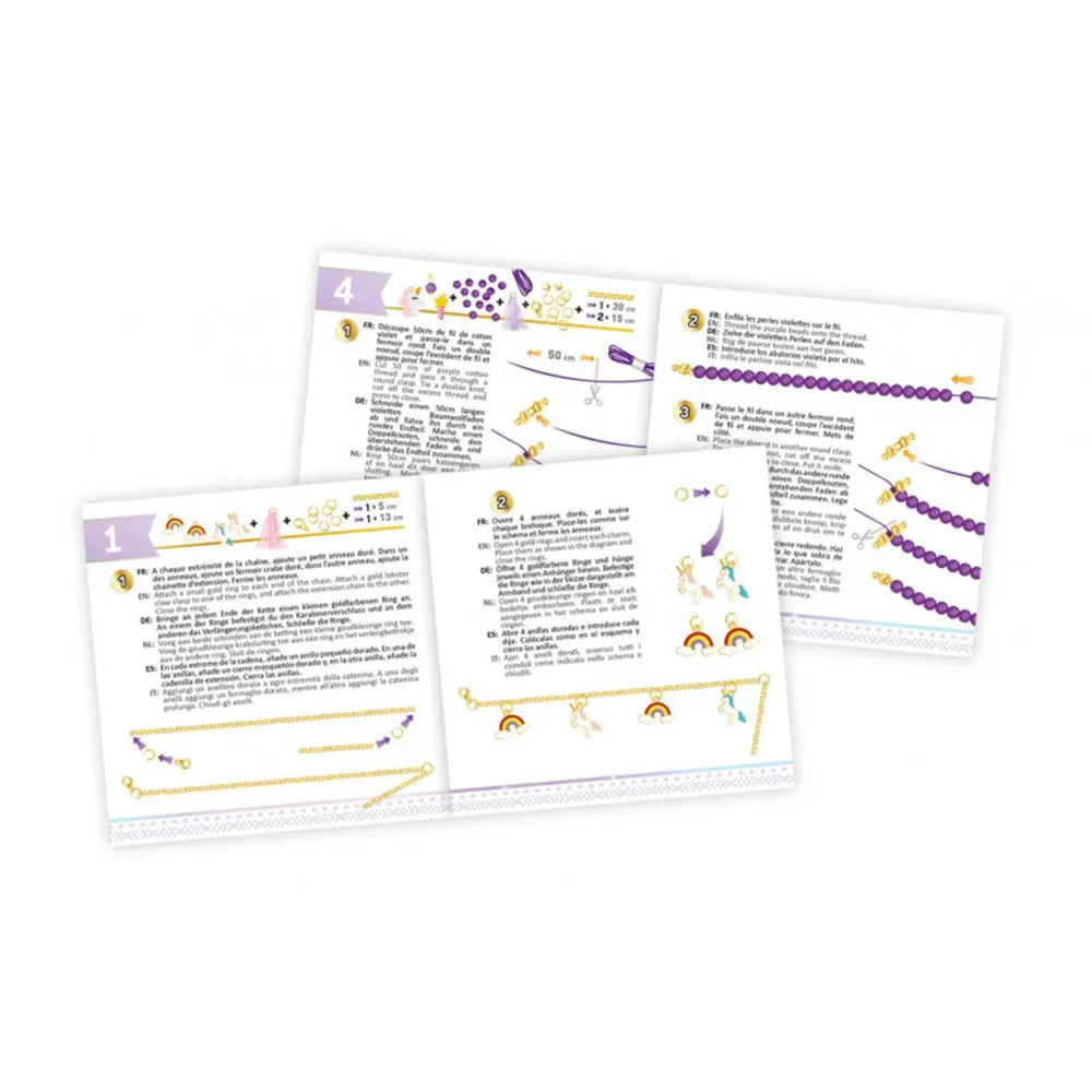 Buki Set de Création Bijoux avec Licornes 8A+