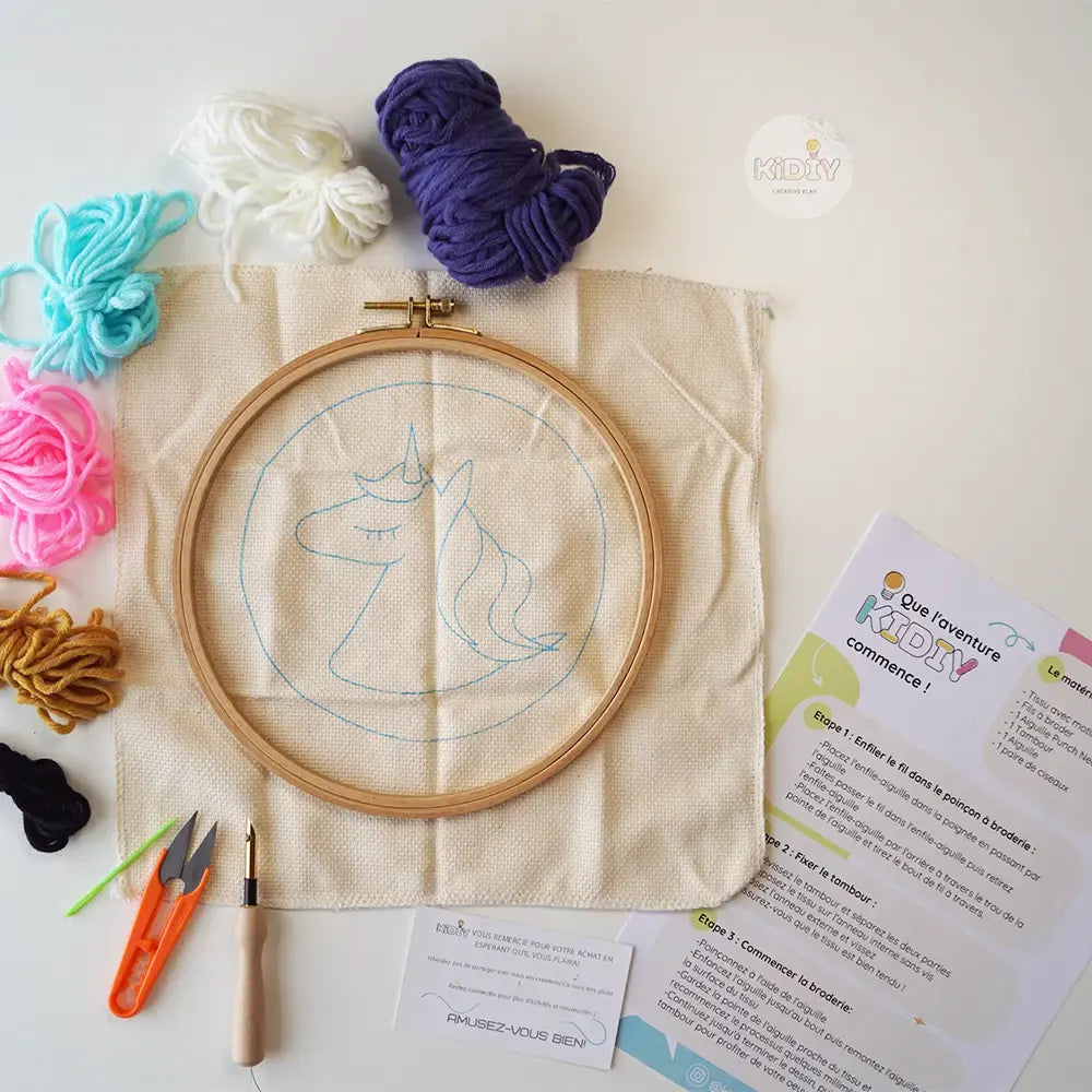 Kidiy Punch Needle Licorne