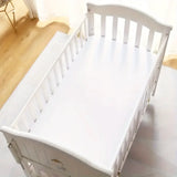 Bambidou Drap Housse Pour Lit Bébé 120x60 cm - Blanc