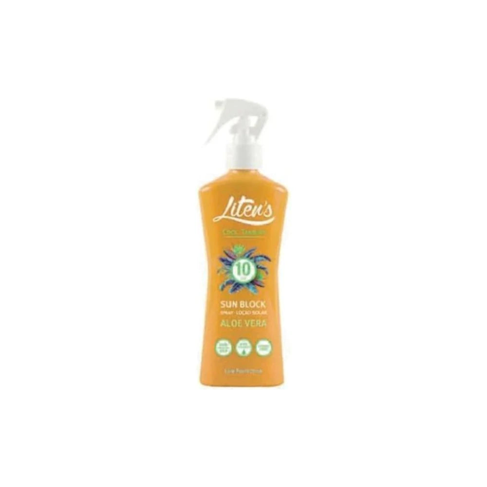 Liten's Lait solaire Aloe Vera spray SPF10 250 ml – flacon